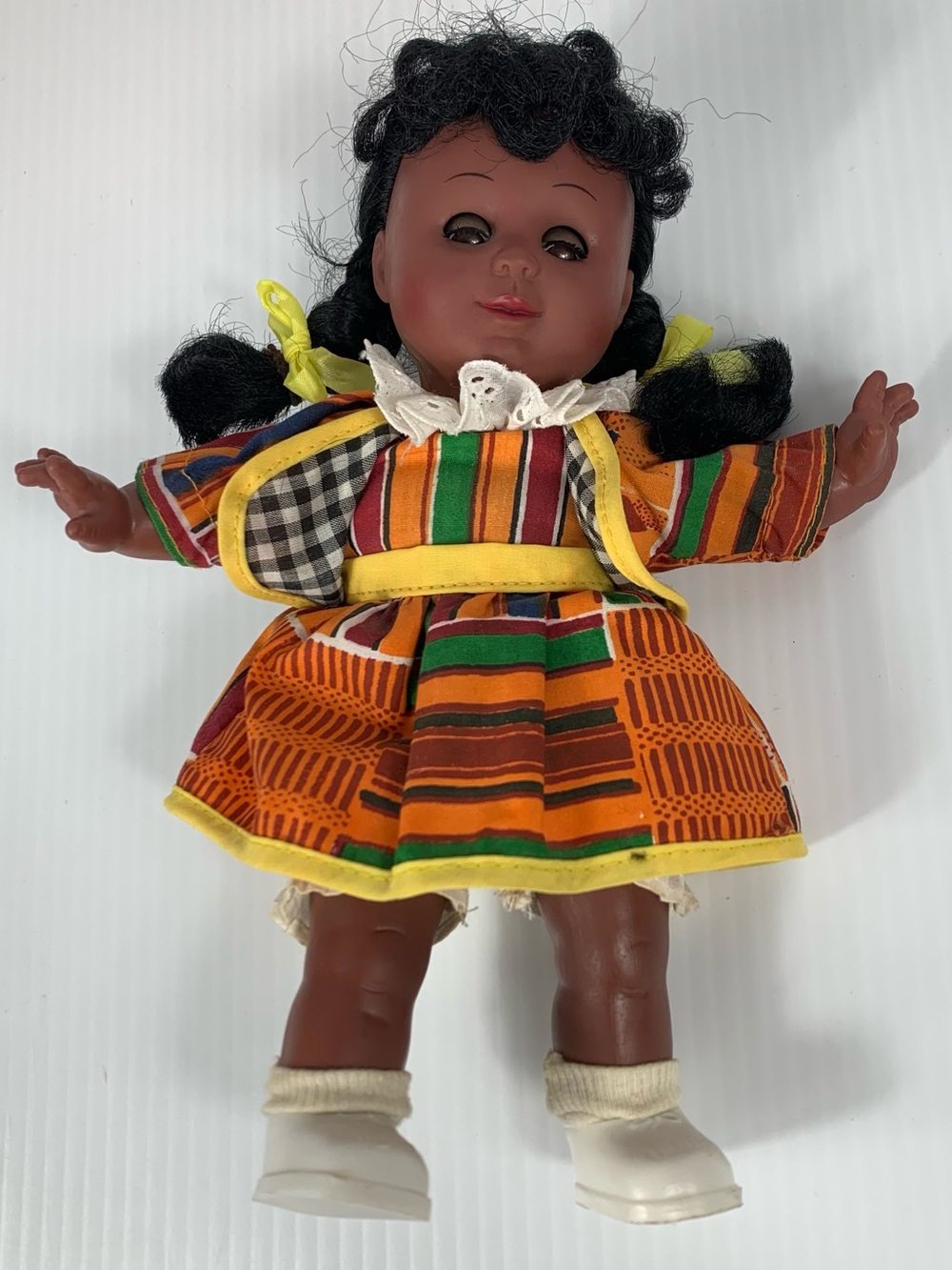 Olmec Gi-Go Toys African American Black 10" Doll with Sleepy Eyes Vintage 1989